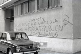 Carteles y pintadas del Referendum Nacional sobre la reforma política – 21